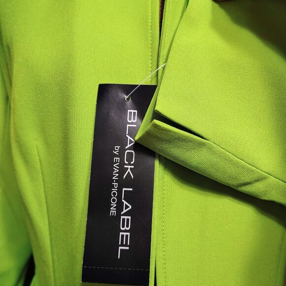 Evan-Picone Black Label Kiwi Crepe Blazer Jacket 6 NWT - Picture 10 of 11